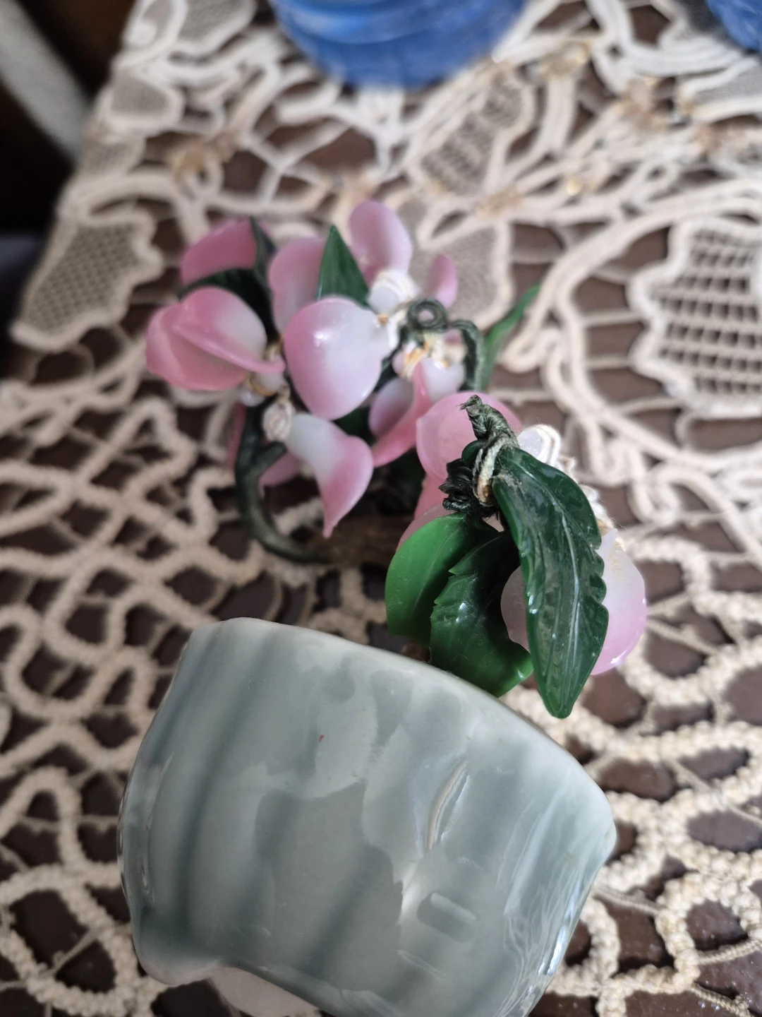 Jade and Glass Bonsai Tree - photo 4