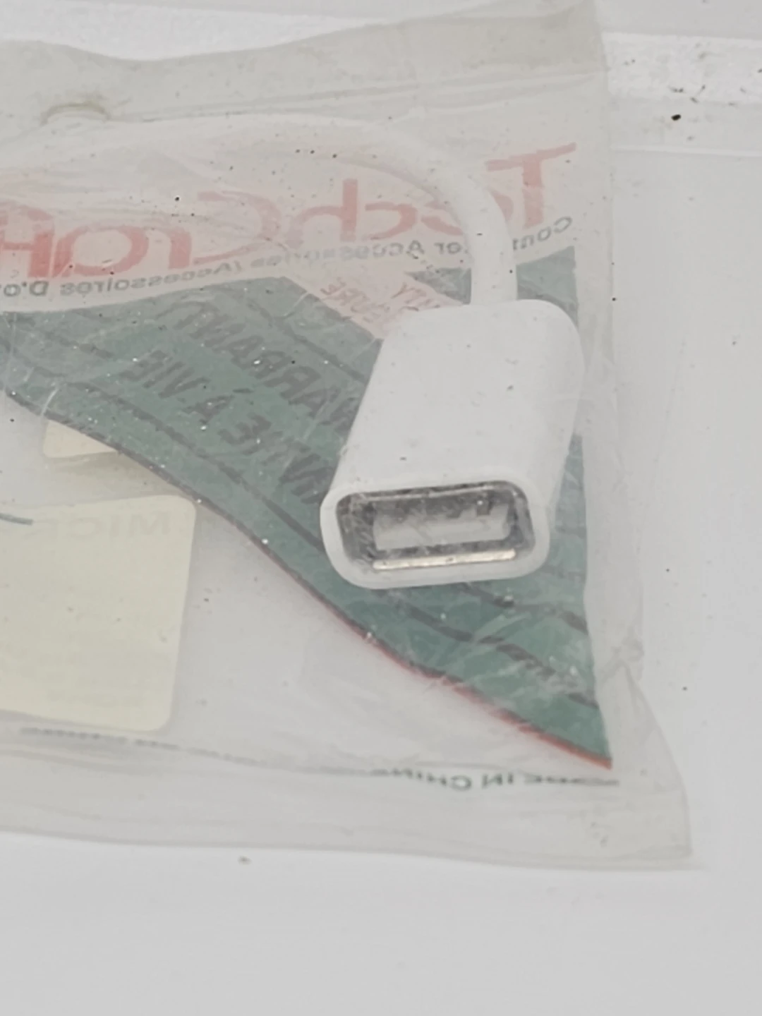 USB to Micro USB Adapter - White - photo 2
