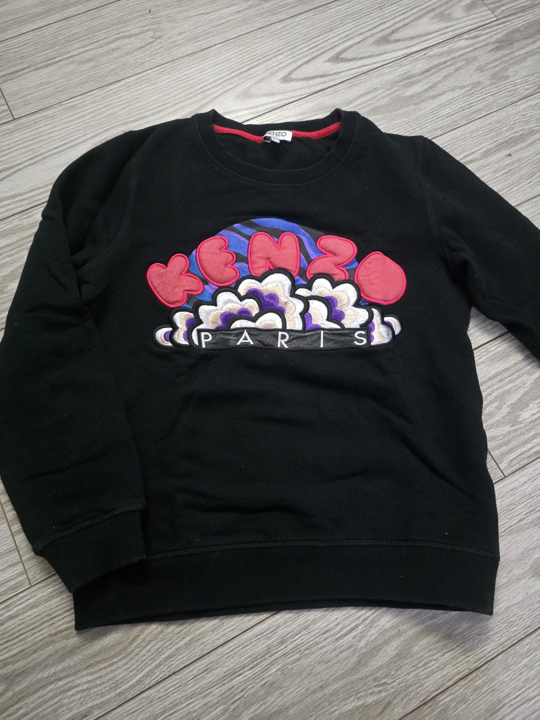 Kenzo Paris Black Sweatshirt - Size M - photo 2