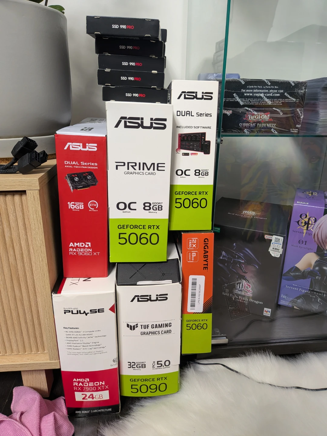 Selling GPU and Samsung 990 pro SSD