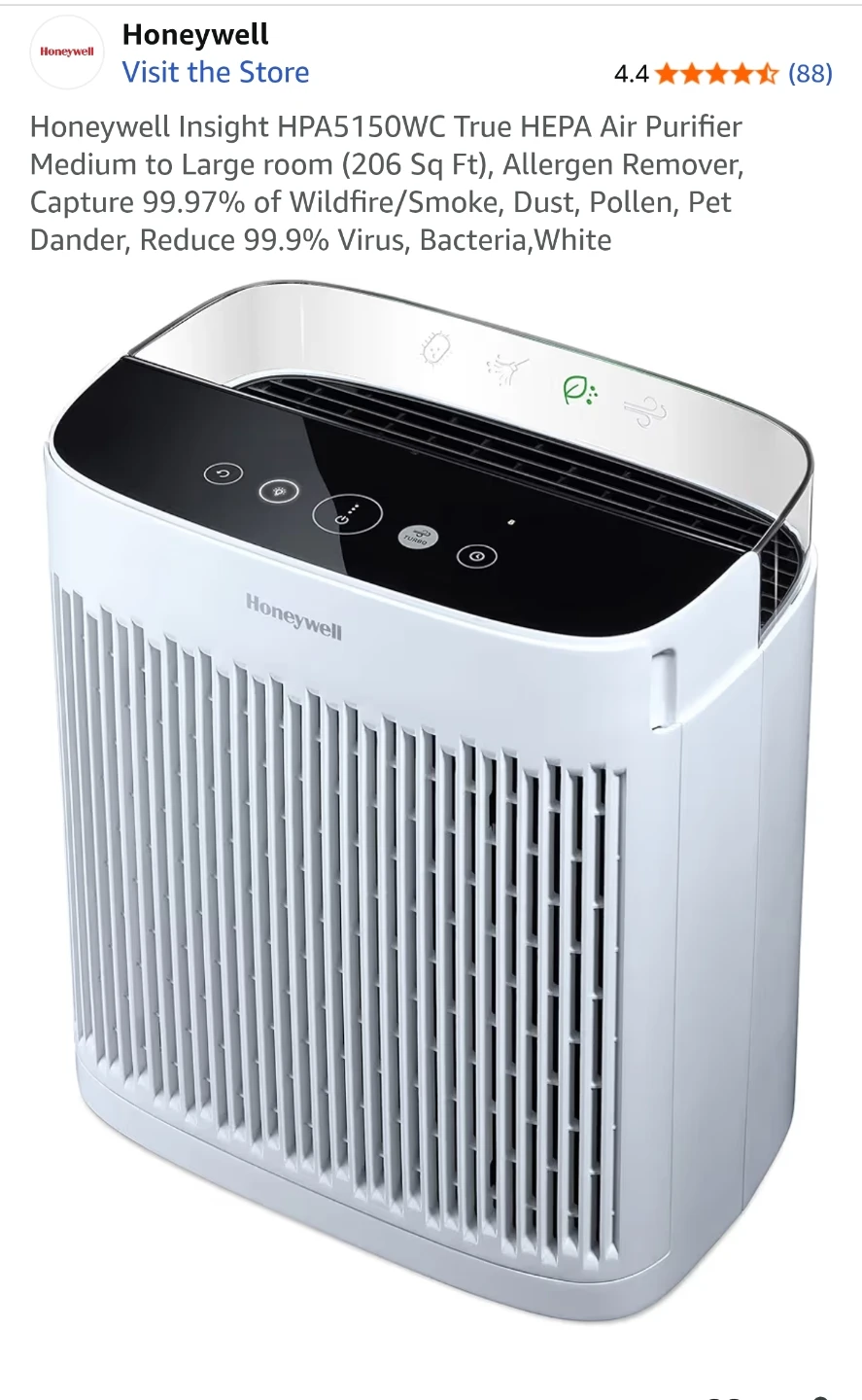 Honeywell Insight HPA5150WC True HEPA Air Purifier - photo 2