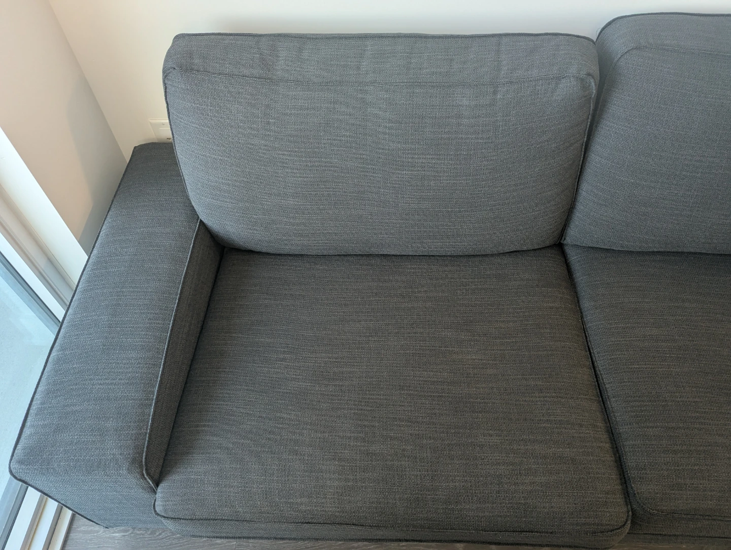 IKEA Kivik 3-Seater Sofa (Anthracite color) - photo 4
