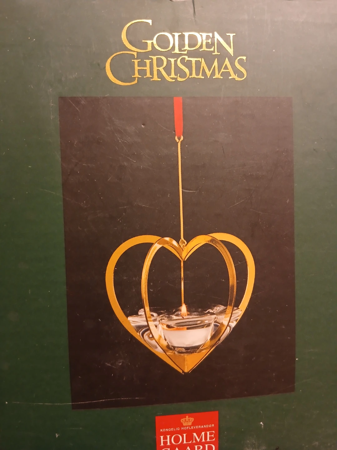 Holmegaard Golden Christmas Ornament