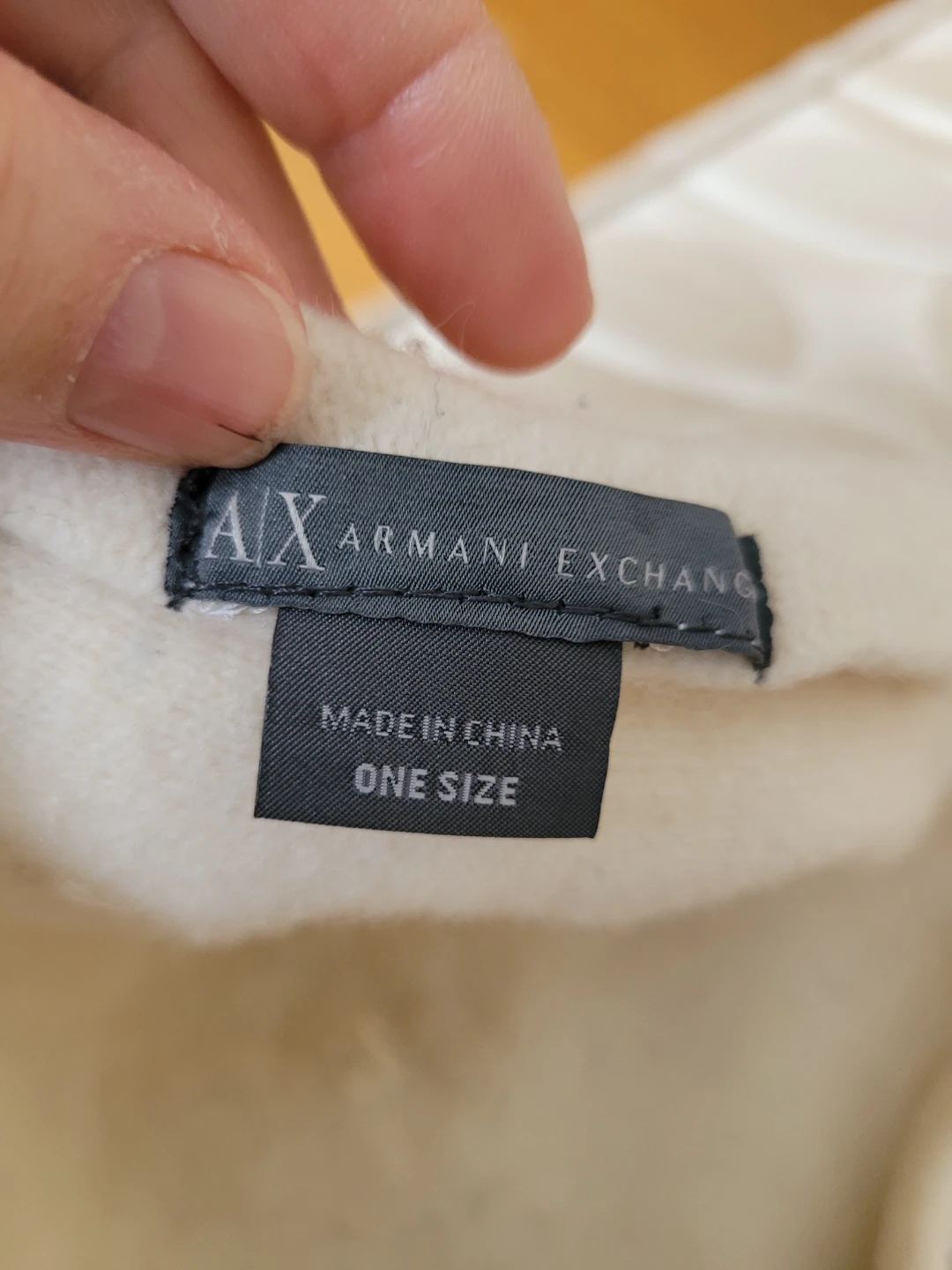 Armani Exchange Off White Wool Beret with Embellishments - photo 5