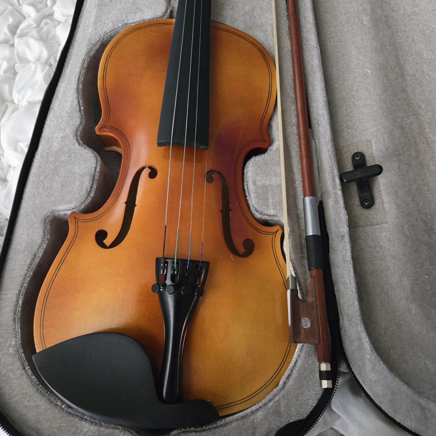 Glarry Violin with Case and Bow