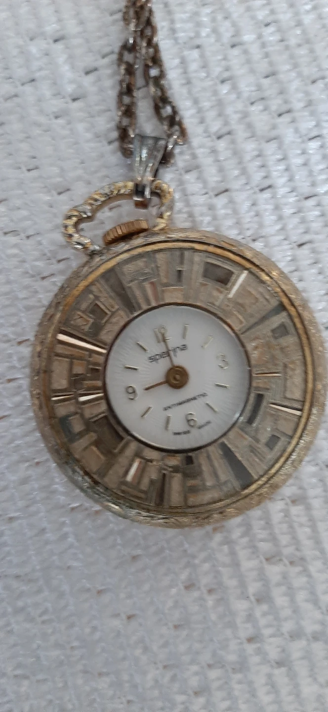 Vintage Swiss Sperina Watch/Necklace