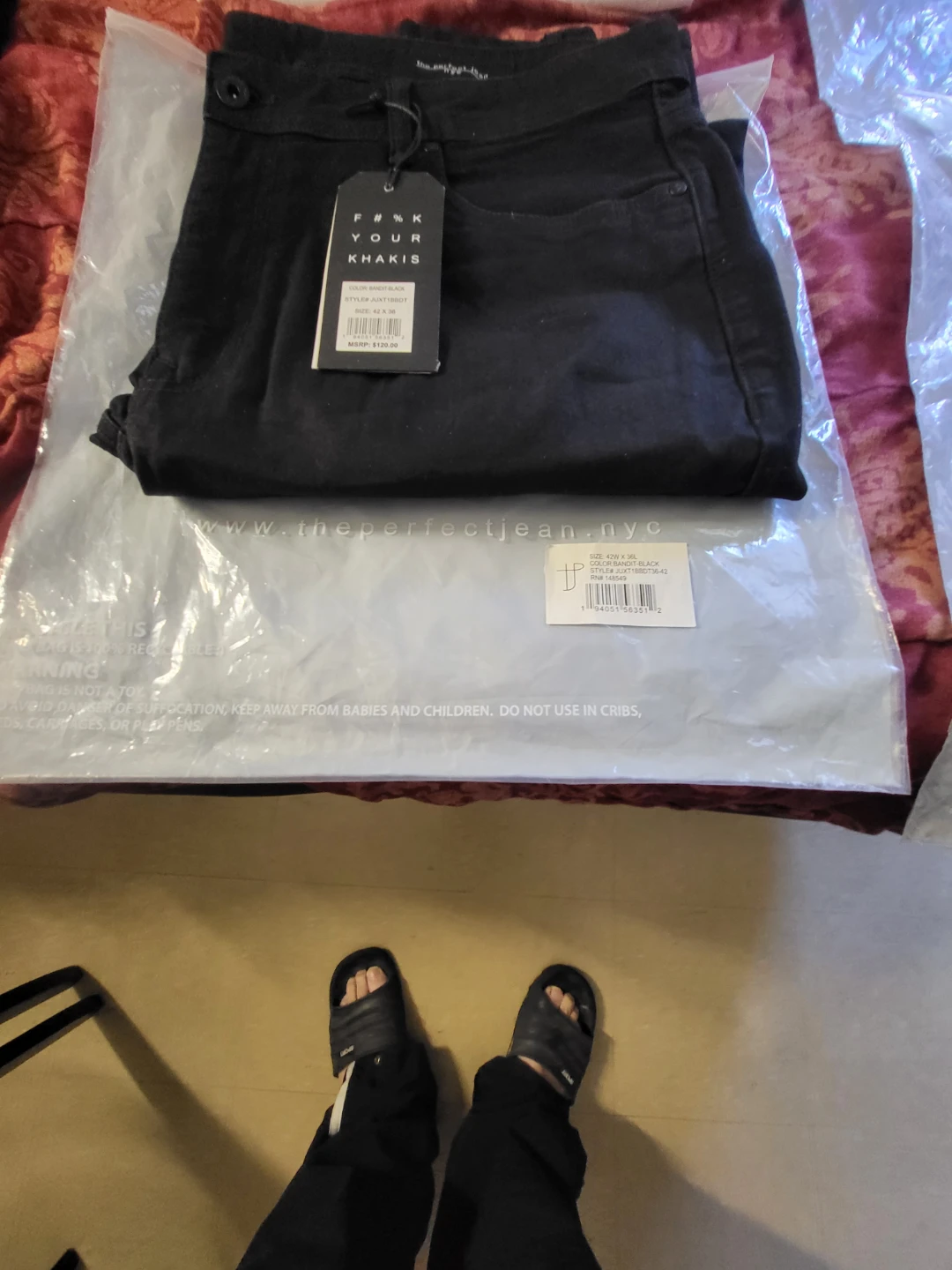 New TPJ White Jeans Size 42x36 - photo 3