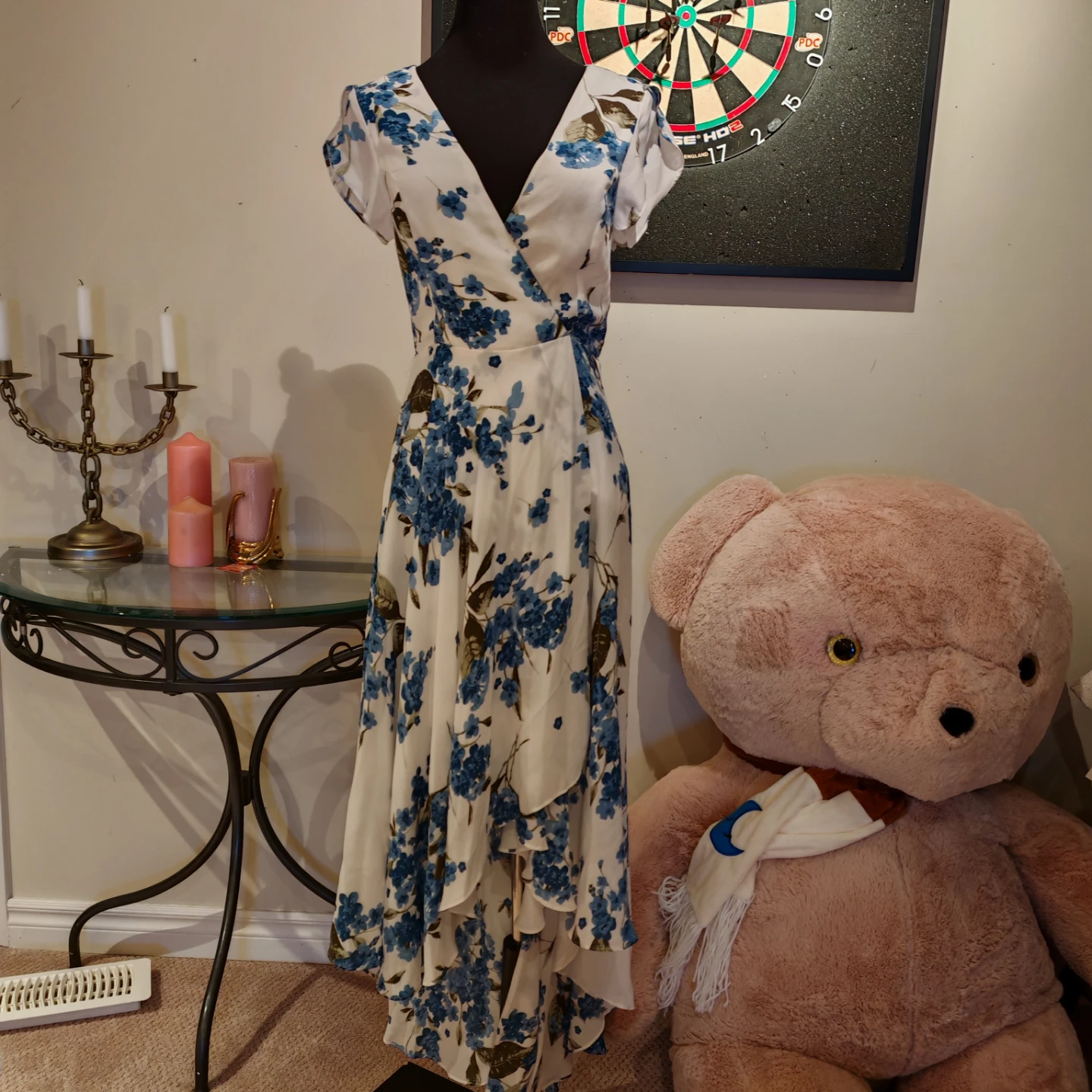 Lulus French Countryside White Floral Print High-Low Dress - photo 4
