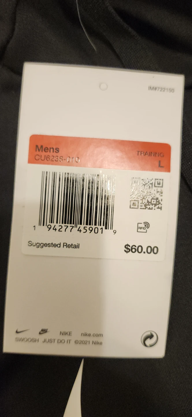 (NEW) Nike Men's Black Training Hoodie Size L - photo 5