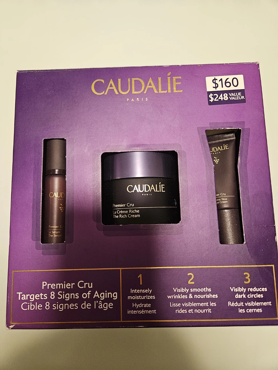 MOVING SALE!- Caudalie Premier Cru Anti-Aging Set