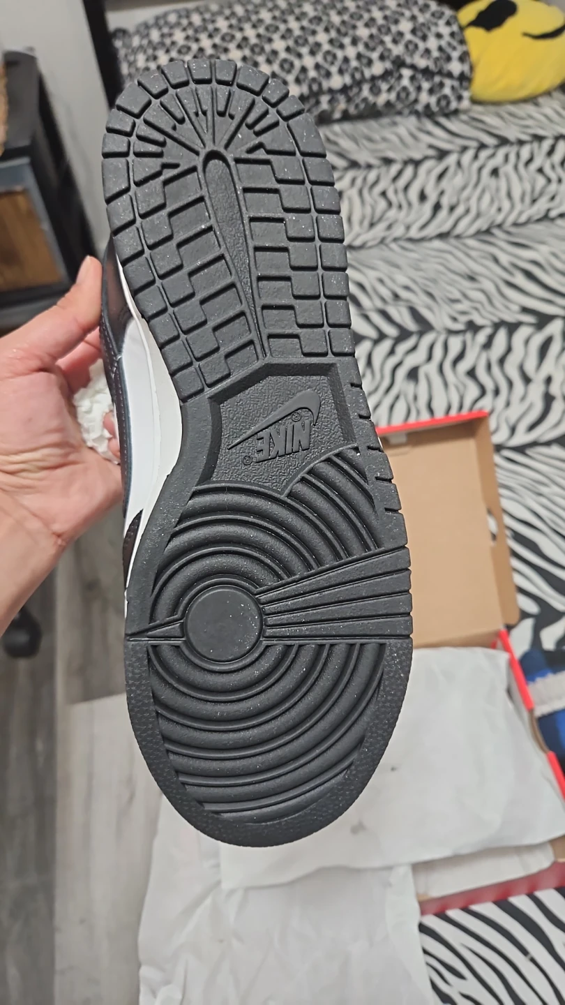 Nike Dunk Low Black White Sneakers - photo 4