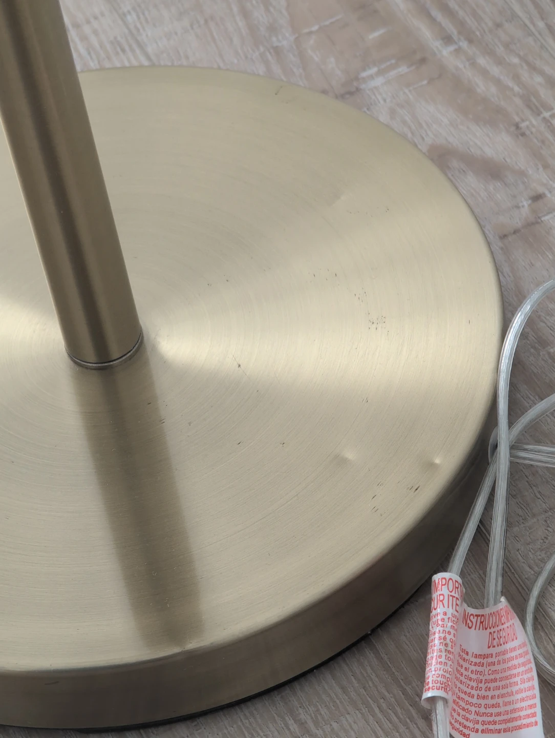 Adjustable Brass Finish Floor Lamp - photo 3