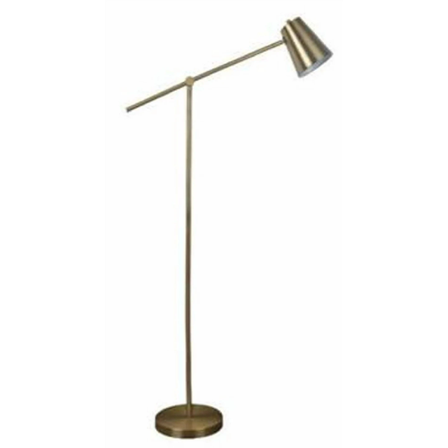 Adjustable Brass Finish Floor Lamp - photo 5
