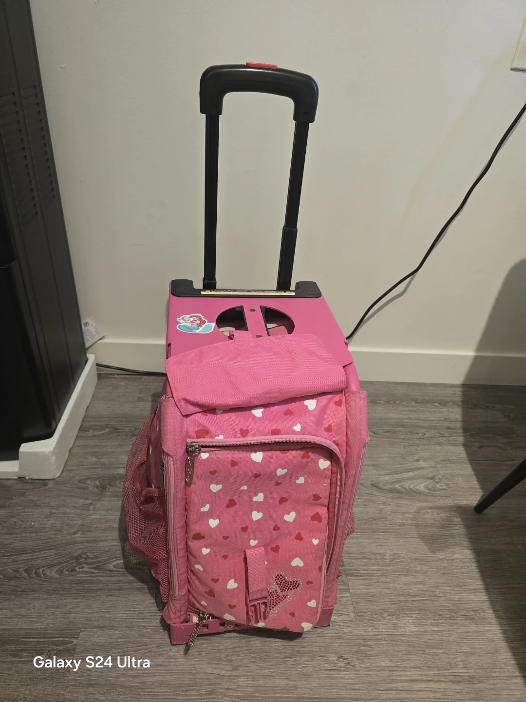 Zuca Rolling Suitcase Pink Heart - photo 2