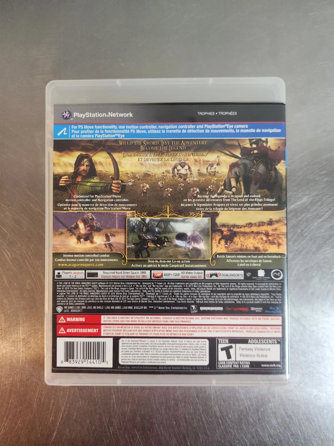 The Lord of the Rings: Aragorn's Quest PS3 - photo 2