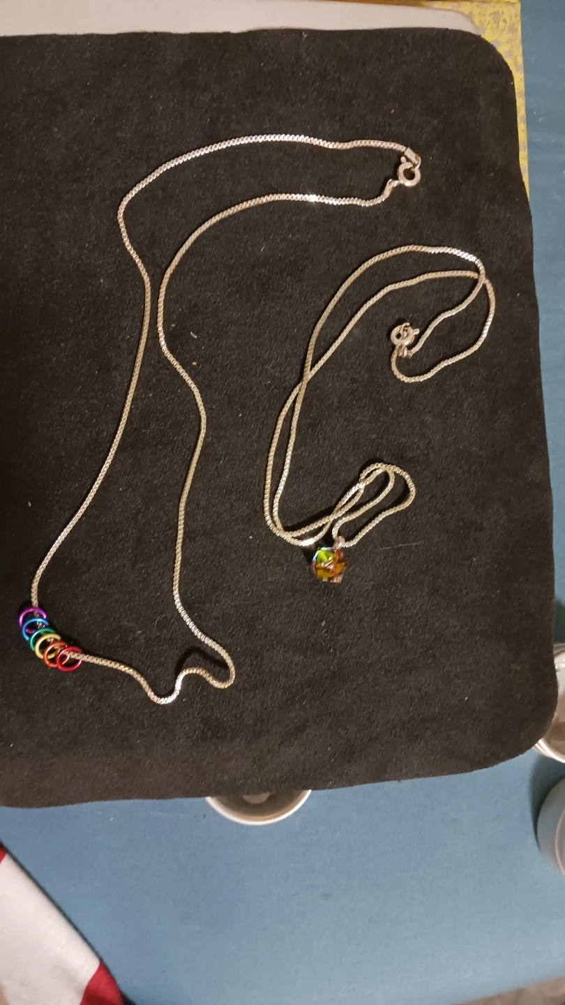 Two Silver Necklaces