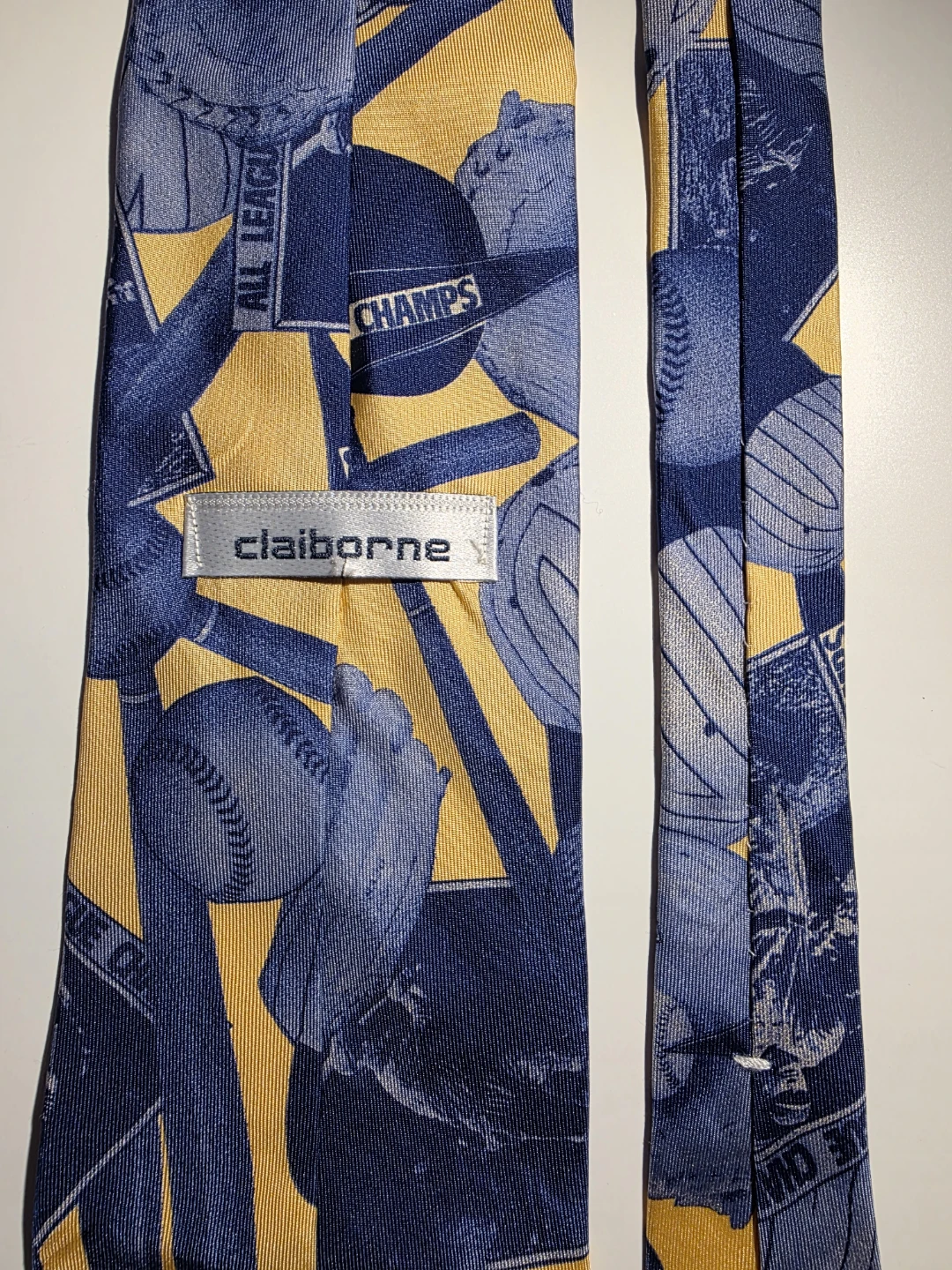 Claiborne Baseball Silk Tie All League Champs - photo 2