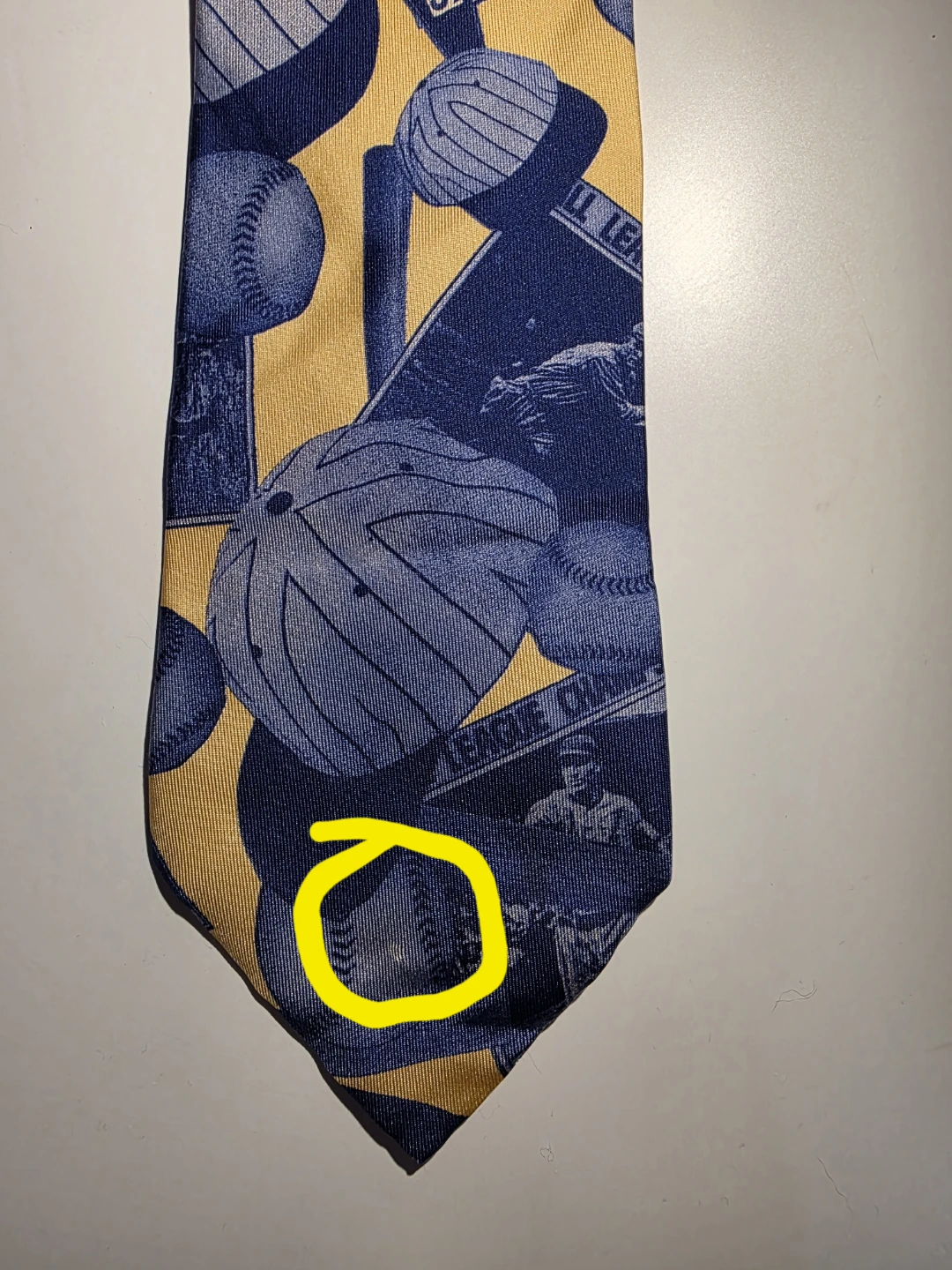 Claiborne Baseball Silk Tie All League Champs - photo 4