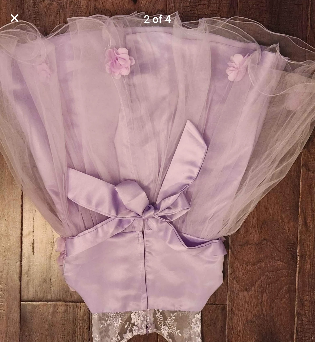 Lilac Flower Girl Dress age4-5 - photo 4
