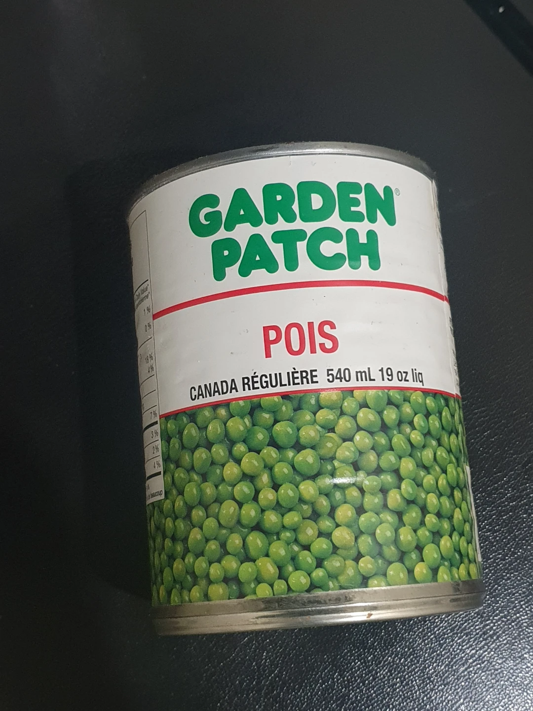 Garden Patch Peas - 540 mL Can