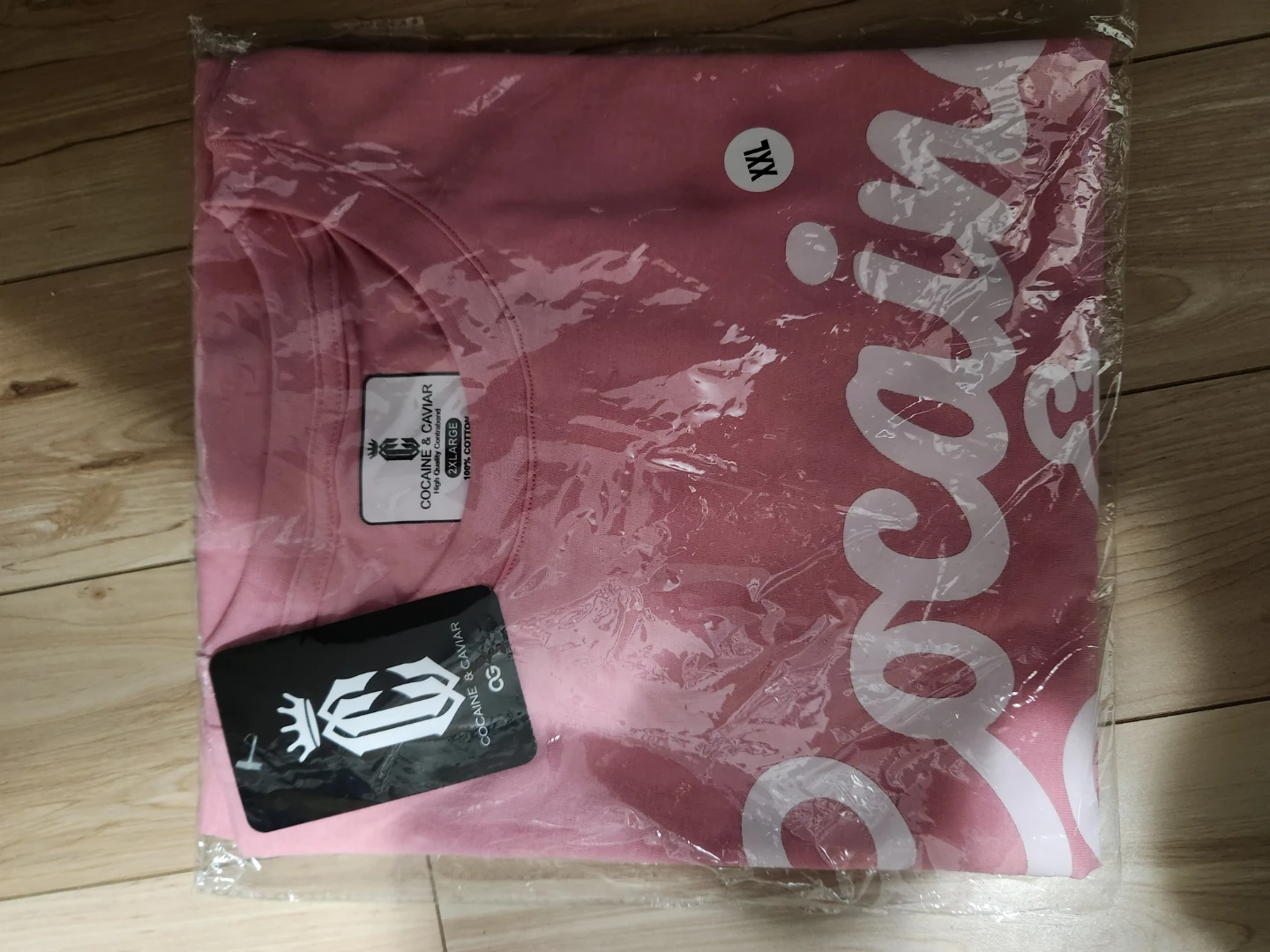 New Cocaine & Caviar Pink T-Shirt XXL
