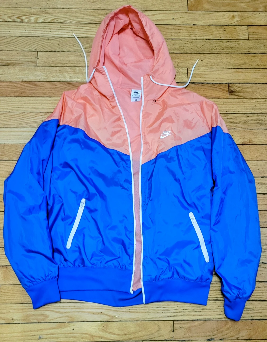 Nike The Windrunner Jacket TG/XL Pink Blue