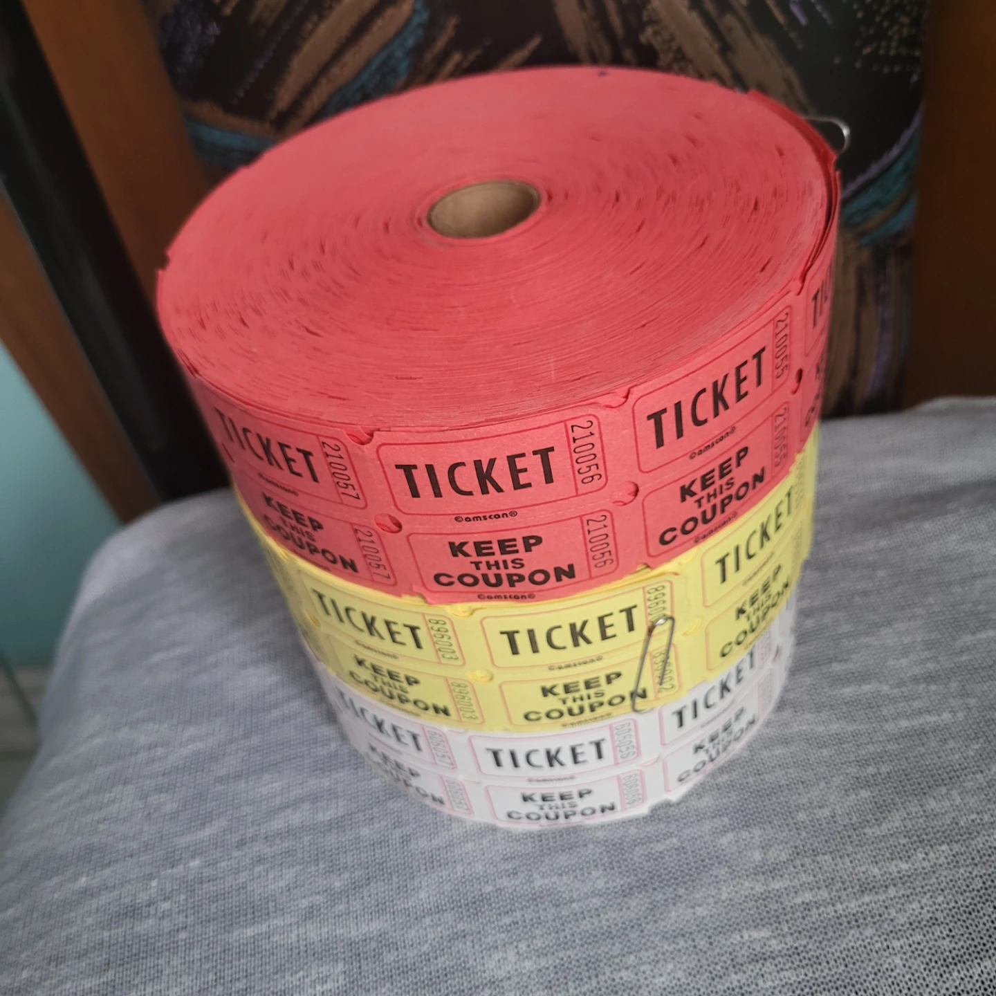 Rolls of Raffle Tickets