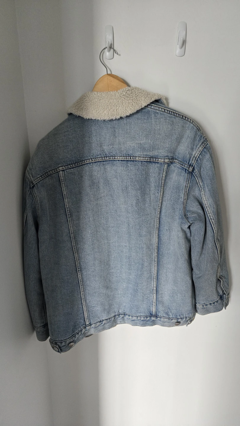 Wilfred Free Denim Sherpa Jacket - Size S - photo 5