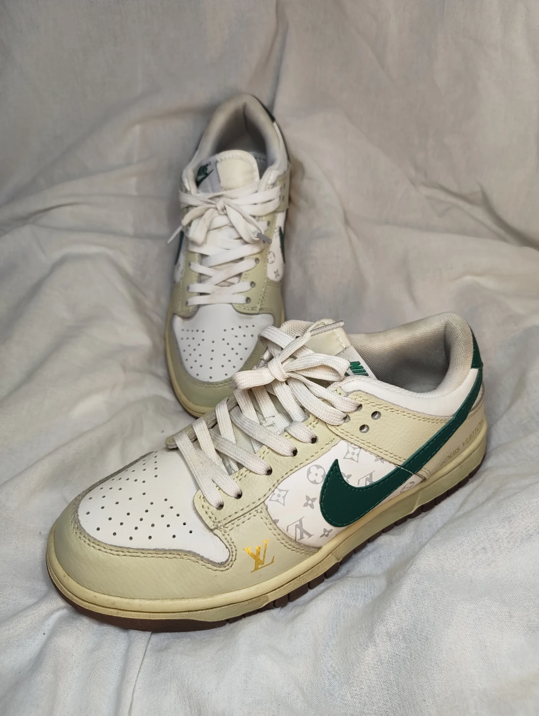 Nike Dunk Low Louis Vuitton Custom Shoes - US 8