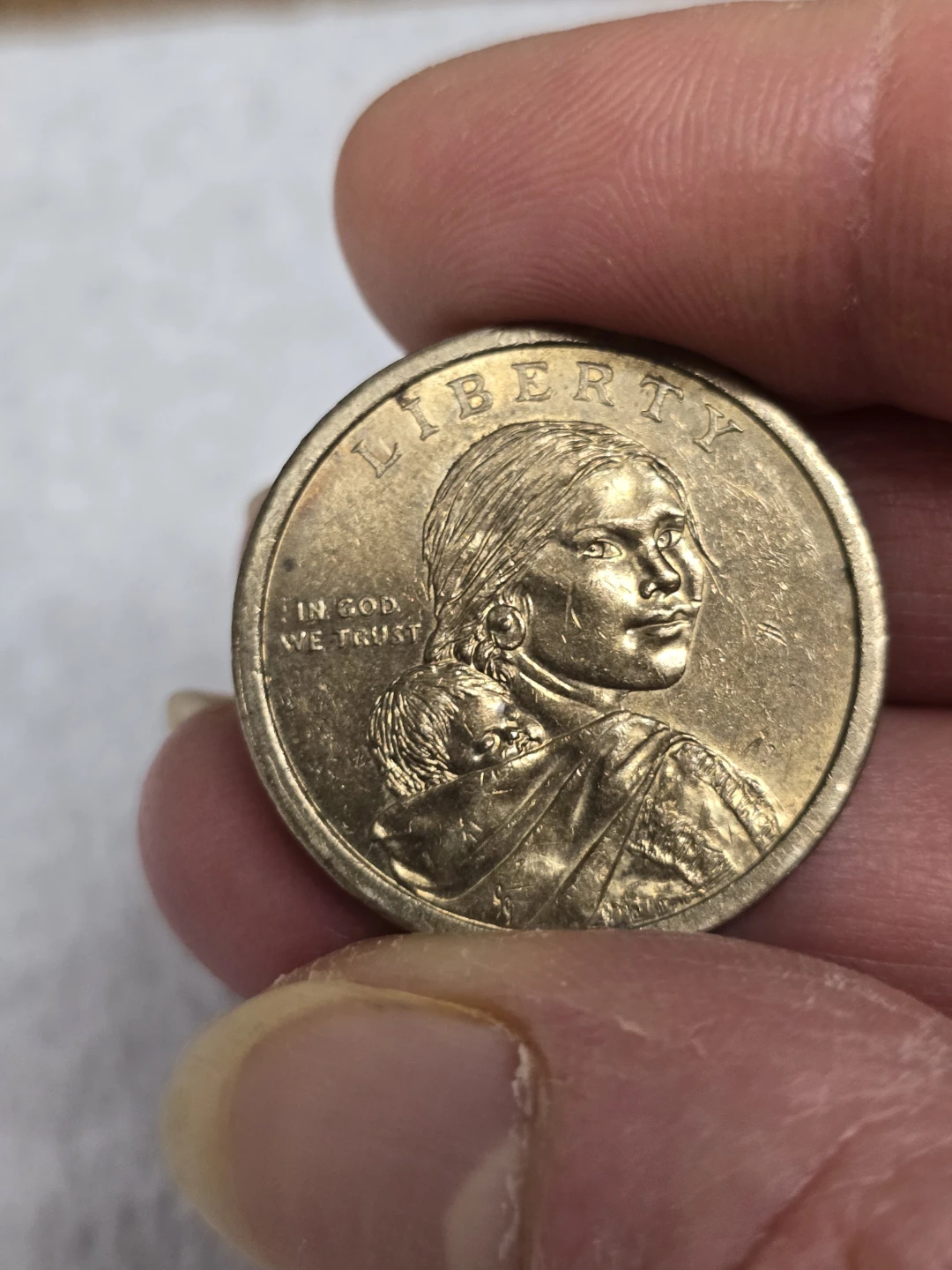 USA Rare Wampanoag Treaty of 1621 Native American & Sacagawea $