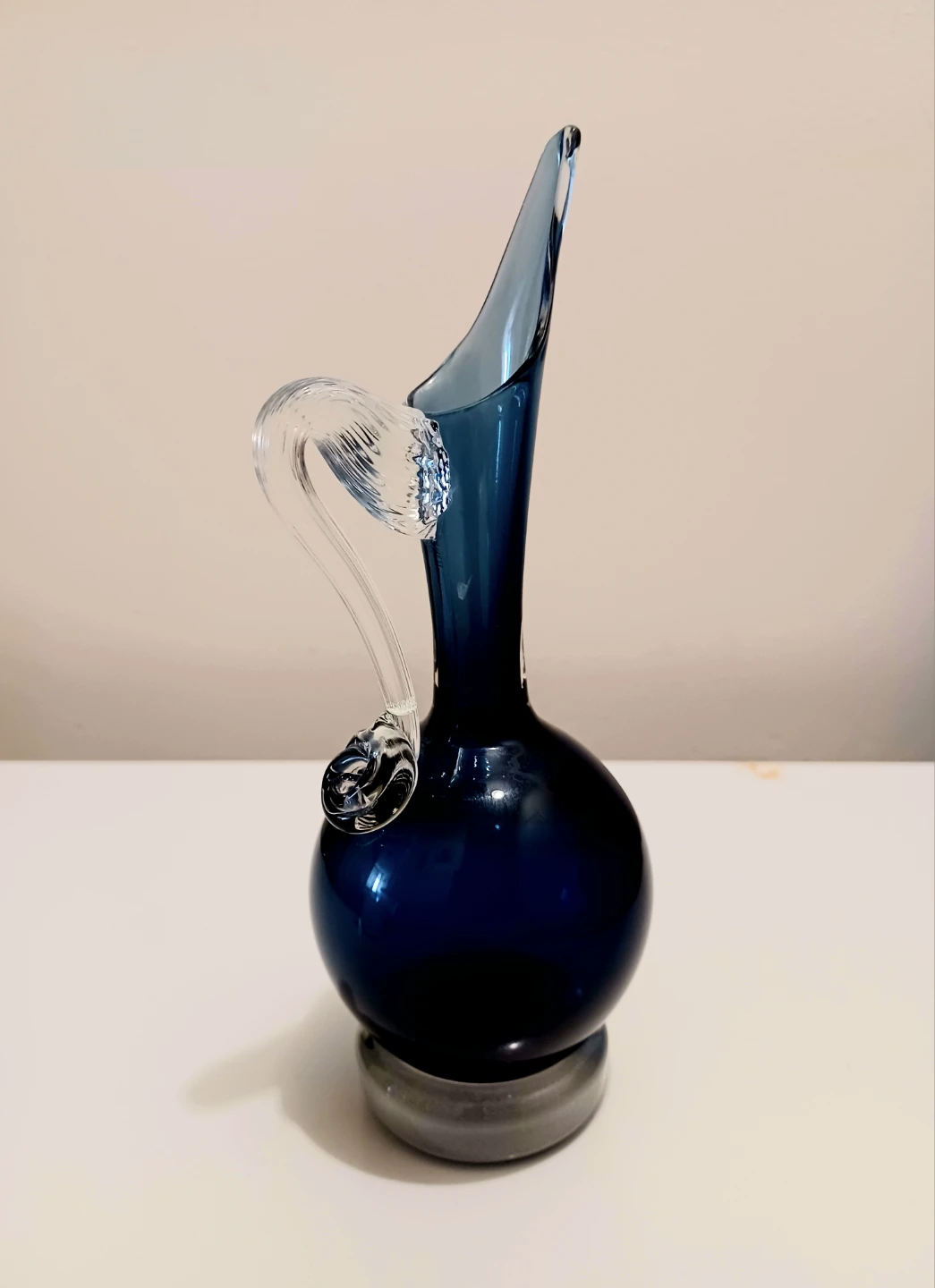 Unique Vtg. Blenko Charcoal Pitcher - photo 2