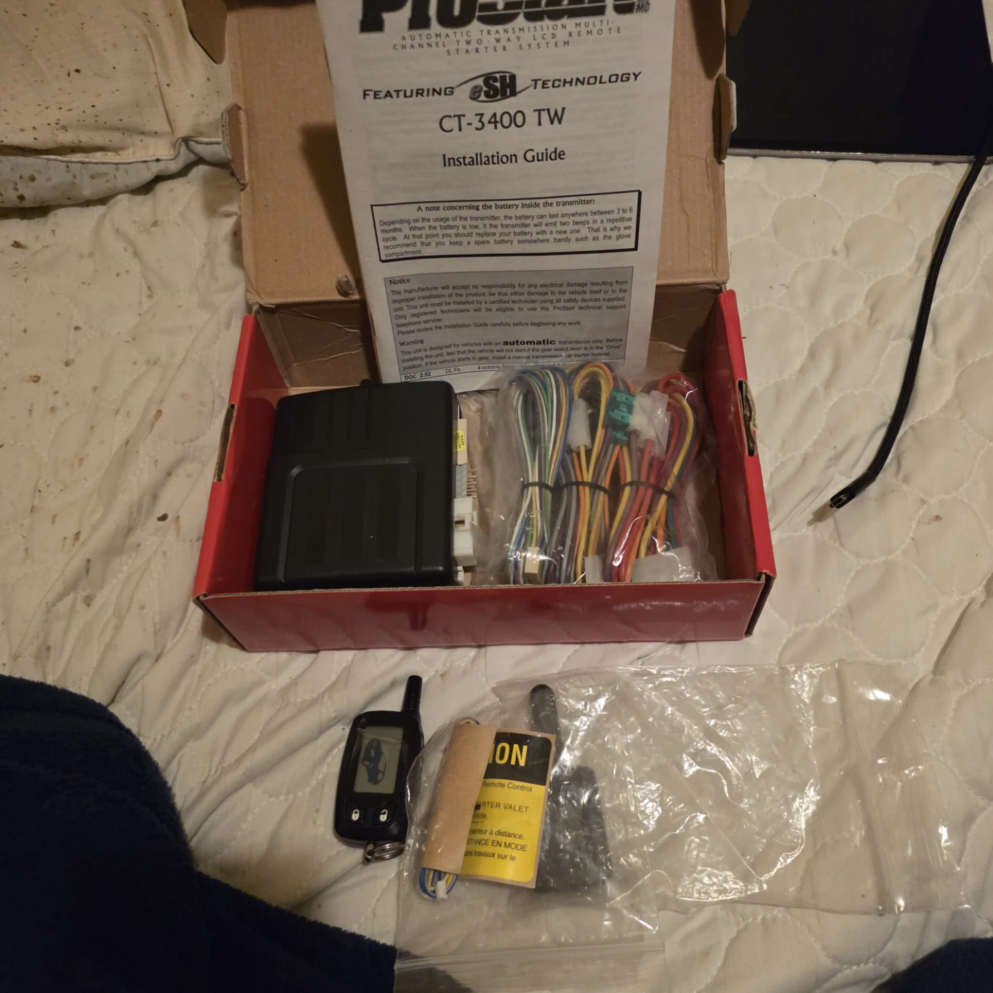 ProStart CT3400 TW Remote Car Starter System - photo 2