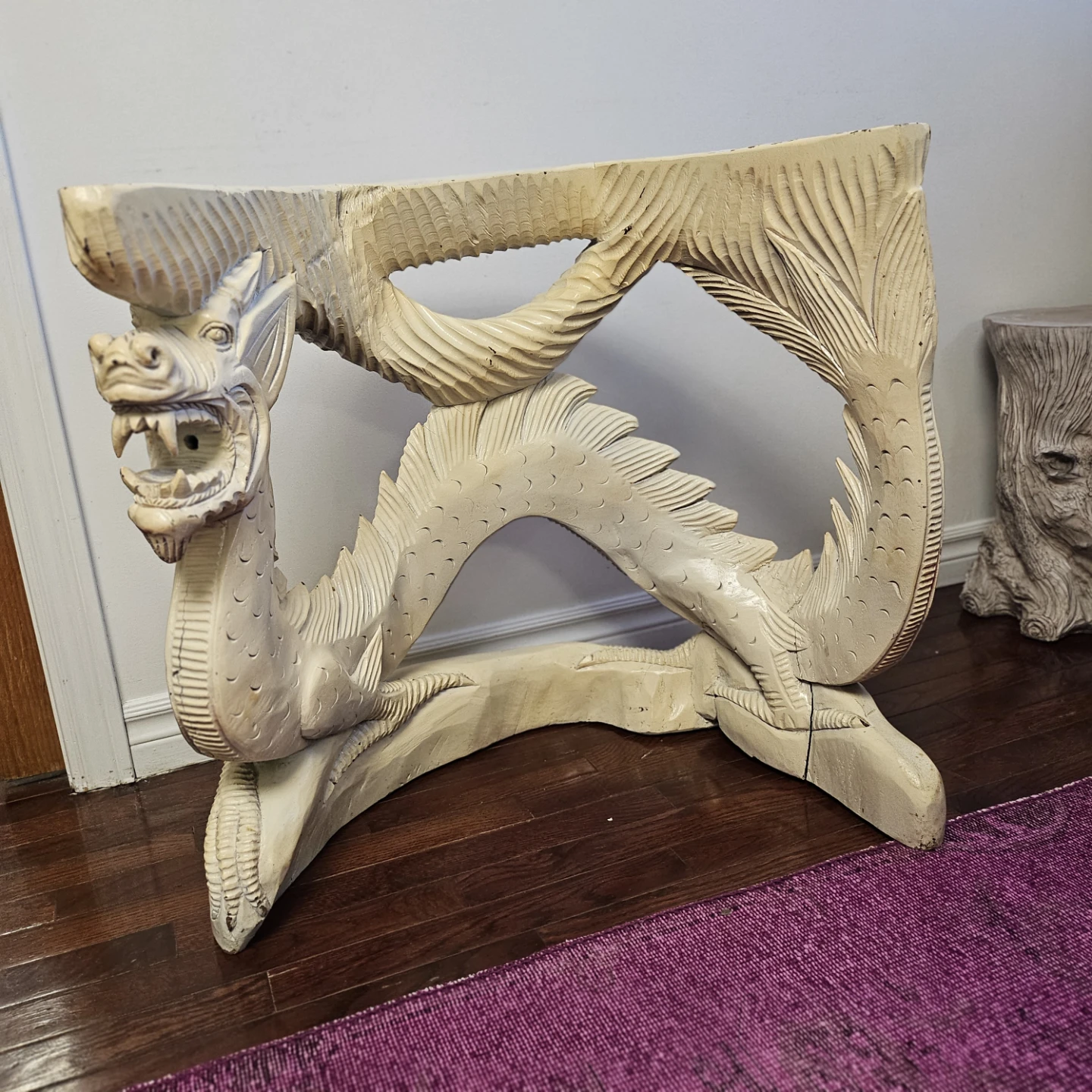 Rare Carved DragonTable - photo 4