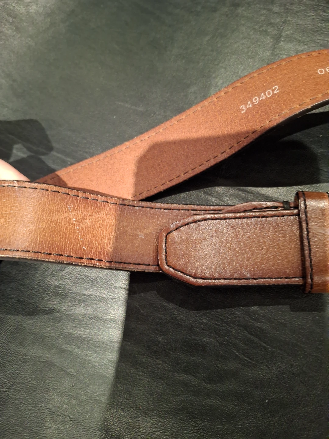 Fossil leather belt - photo 4