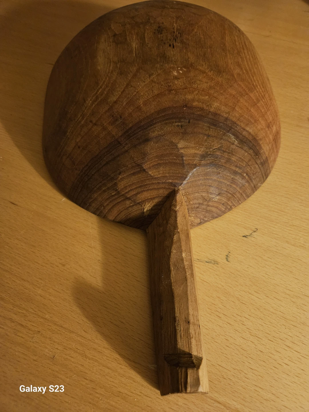 Hand Carved Wooden Ladle - photo 3