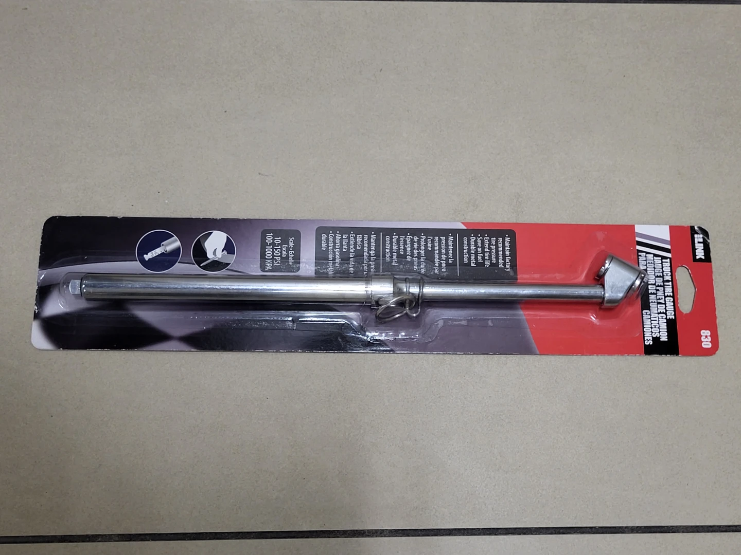 LINK Steel Truck Tire Pressure Gauge[BNIB]