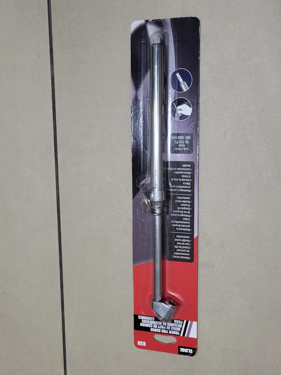 LINK Steel Truck Tire Pressure Gauge[BNIB] - photo 3