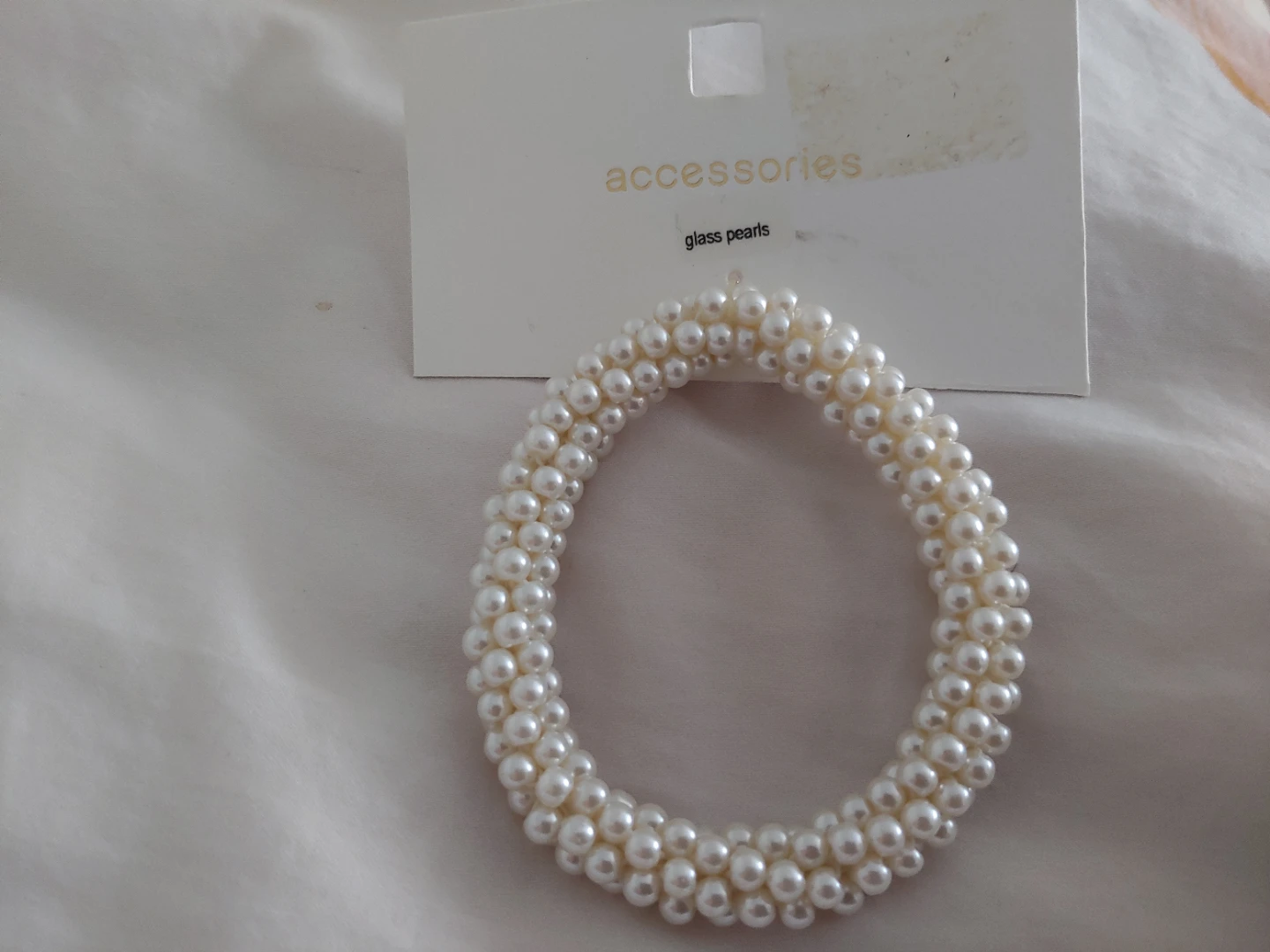 New Glass Pearl Beaded Bracelet