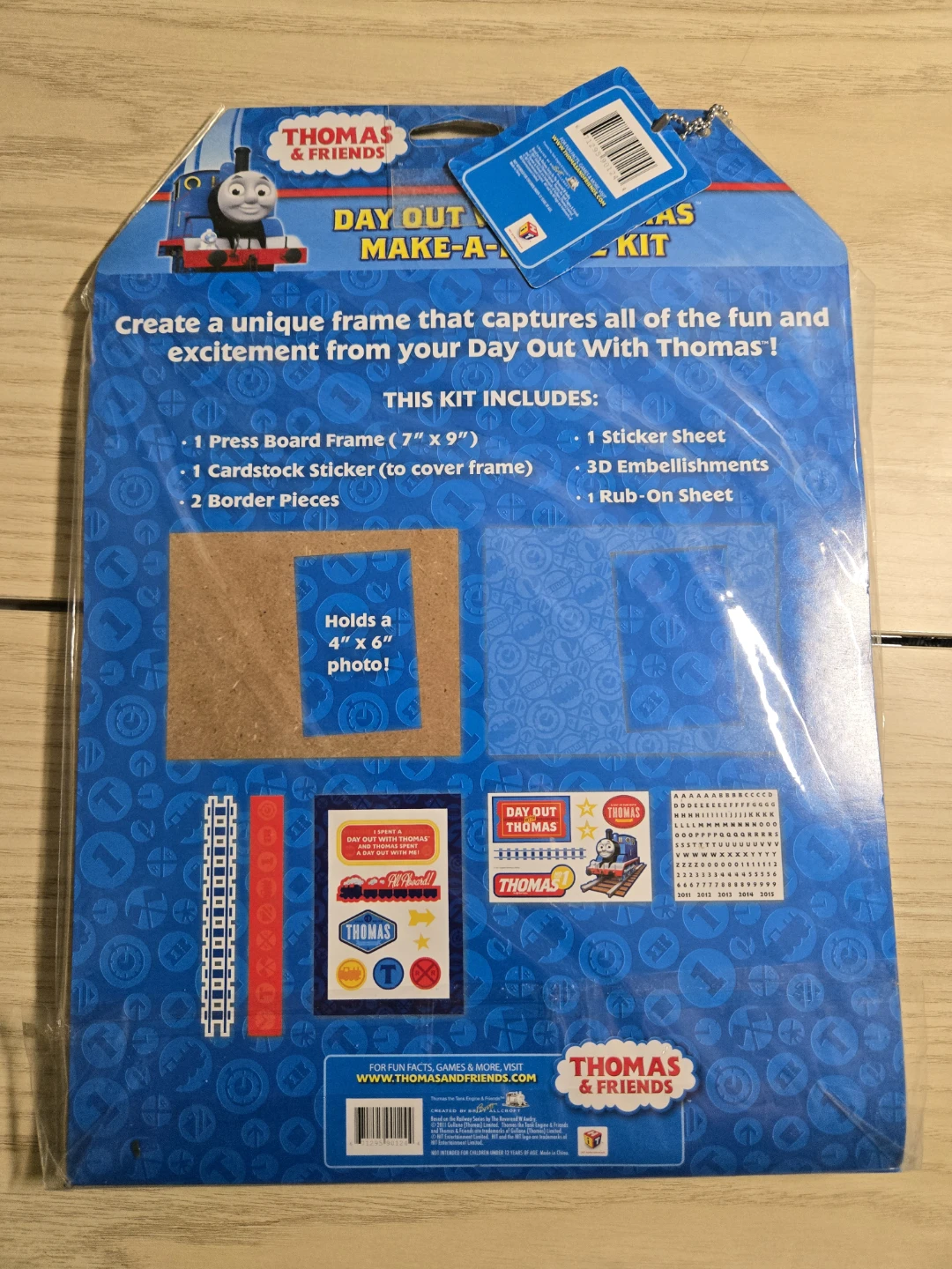 Thomas & Friends Day Out Make-A-Frame Kit - New - photo 2