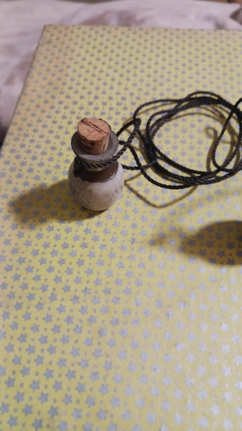 Miniature Bottle Pendant Necklace