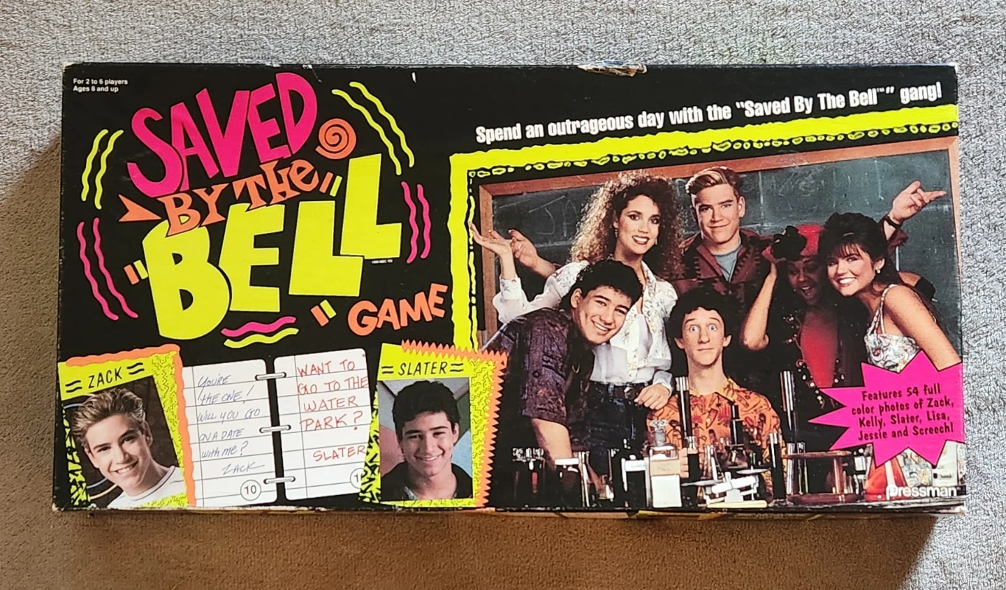Saved By The Bell Board Game - Vintage