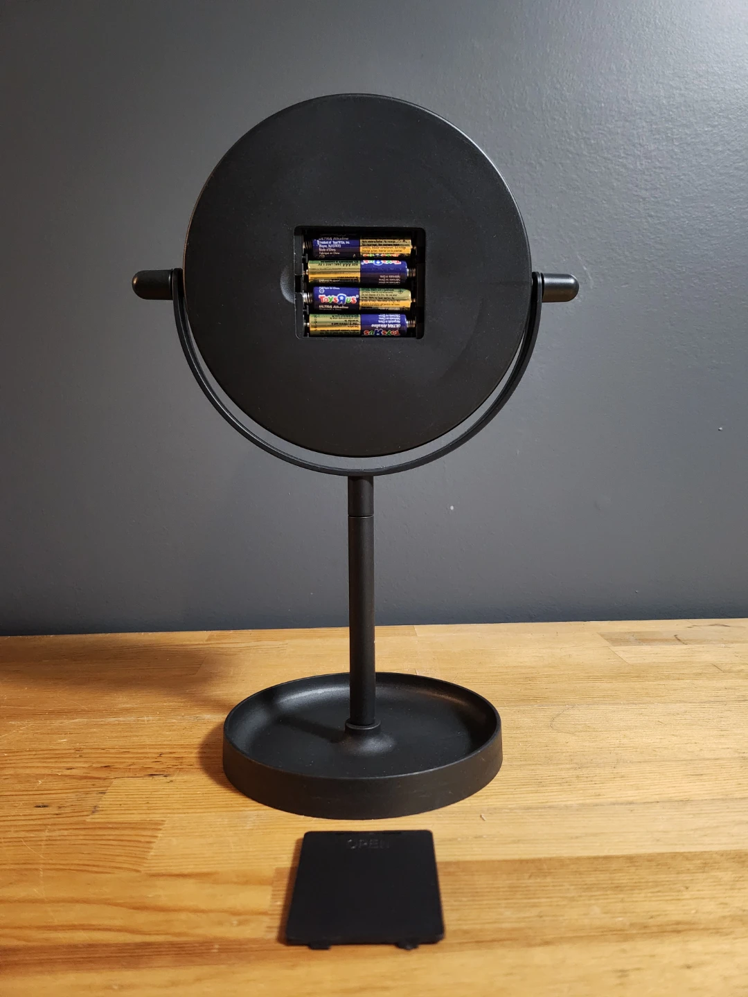 Black Vanity Mirror with Touch LED Lighting - photo 4