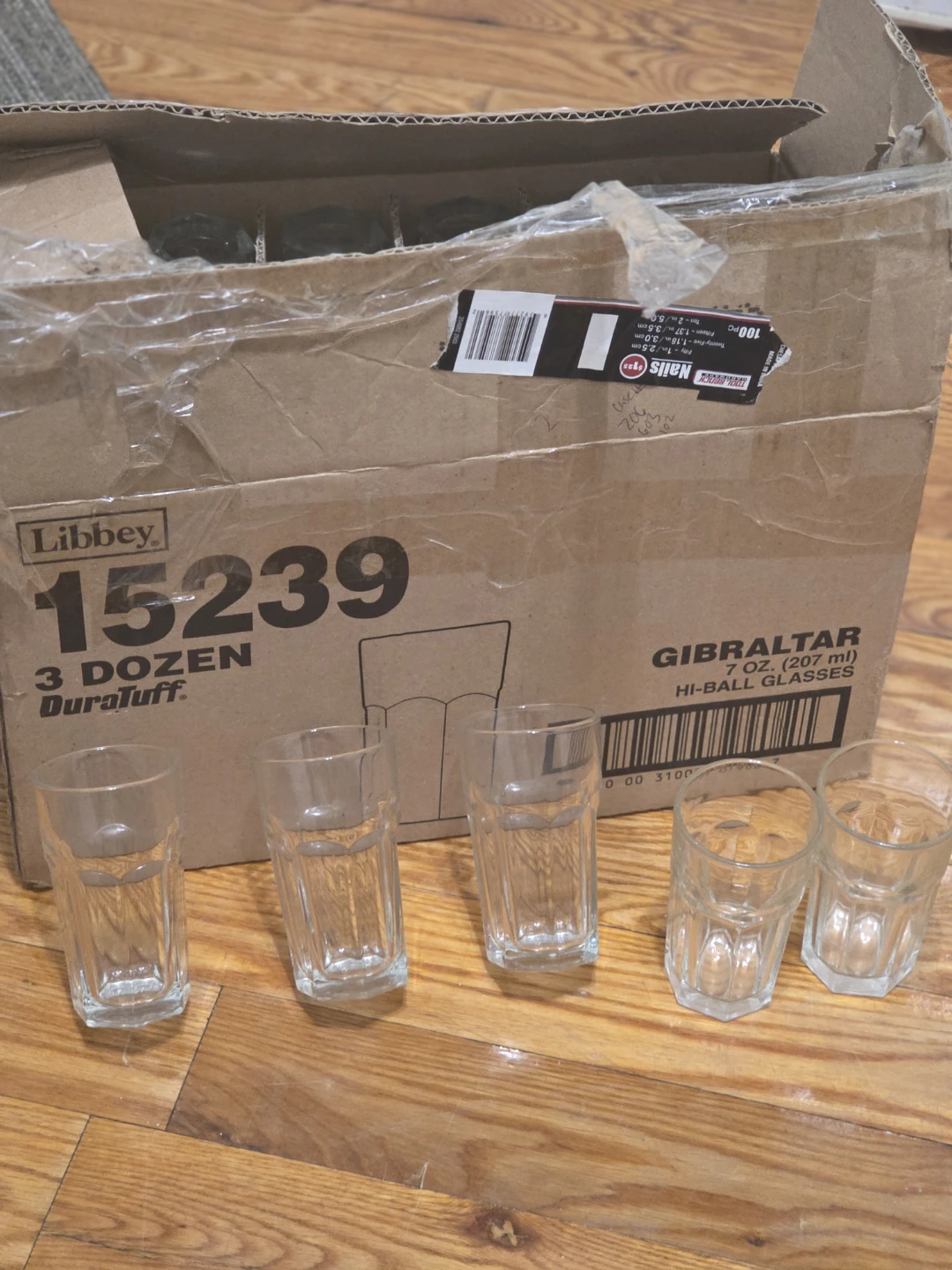 Libbey Gibraltar Hi-Ball Glasses (7 oz) - 3 Dozen