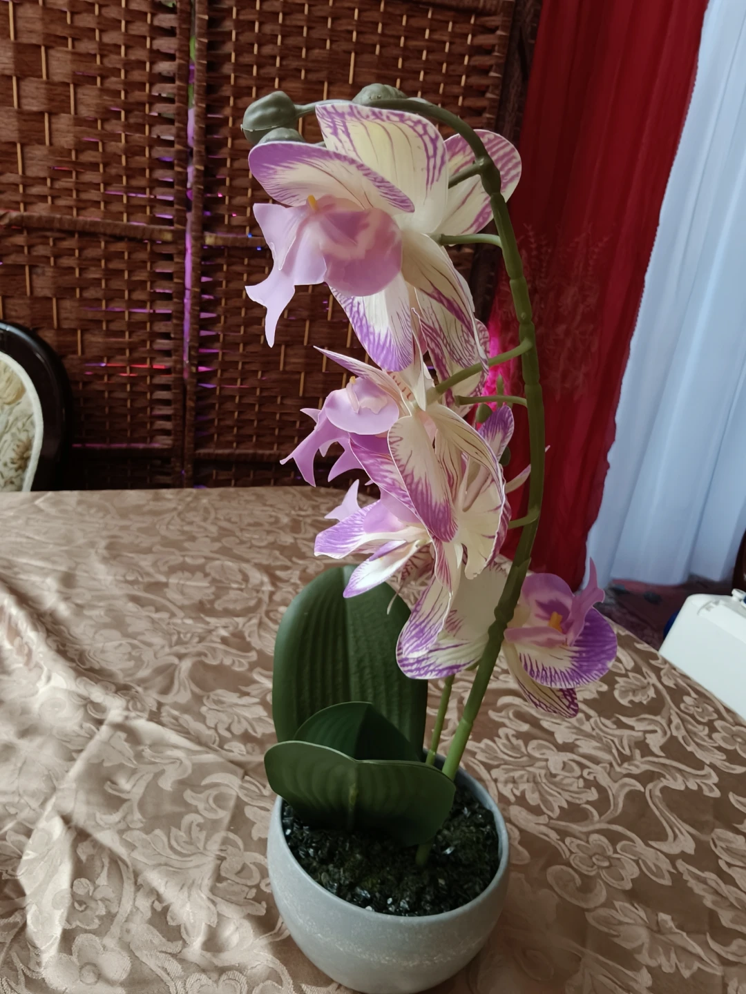 Joy Artificial Orchid Plant in Pot - photo 2