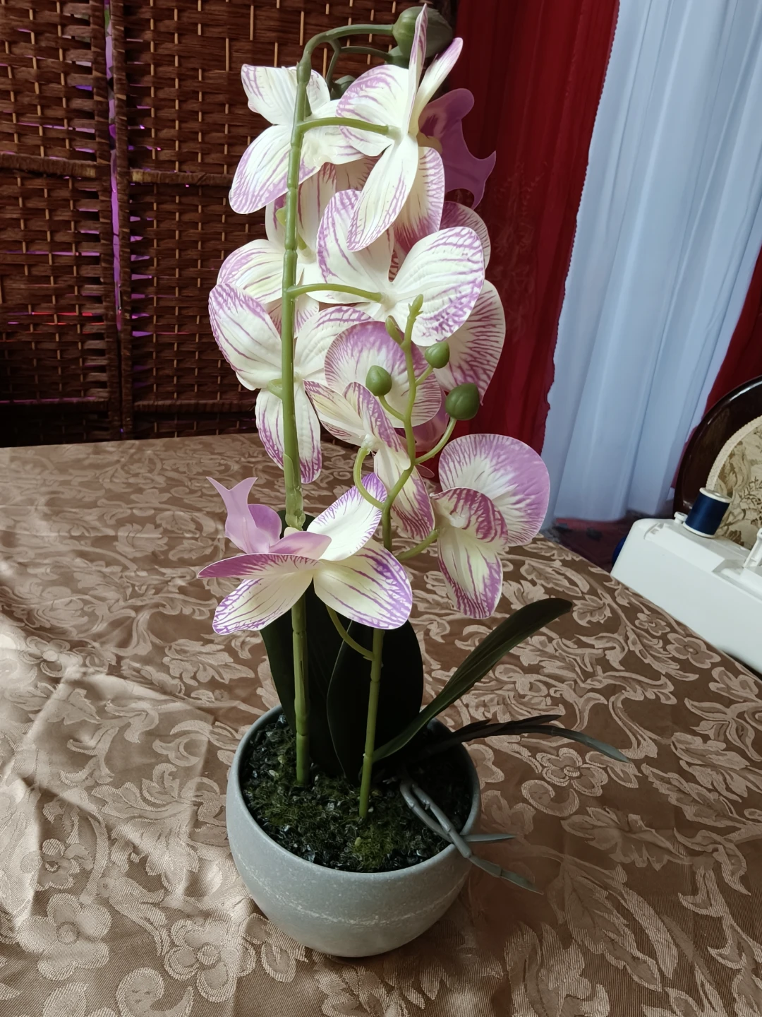 Joy Artificial Orchid Plant in Pot - photo 3