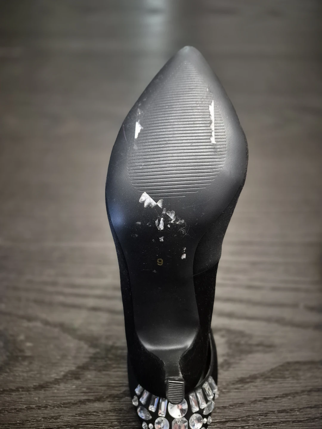 Expression Black Heels Size 9 - photo 2
