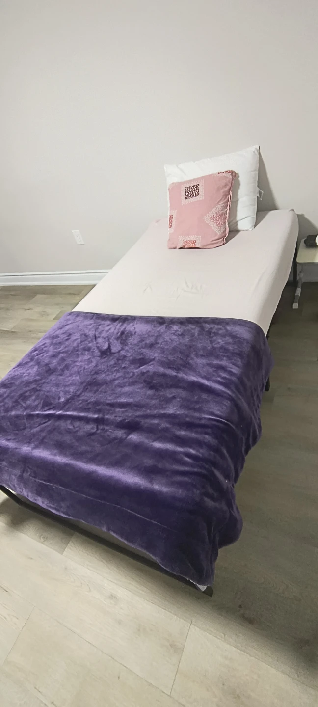 Metal Frame Twin Bed with mattress - photo 2