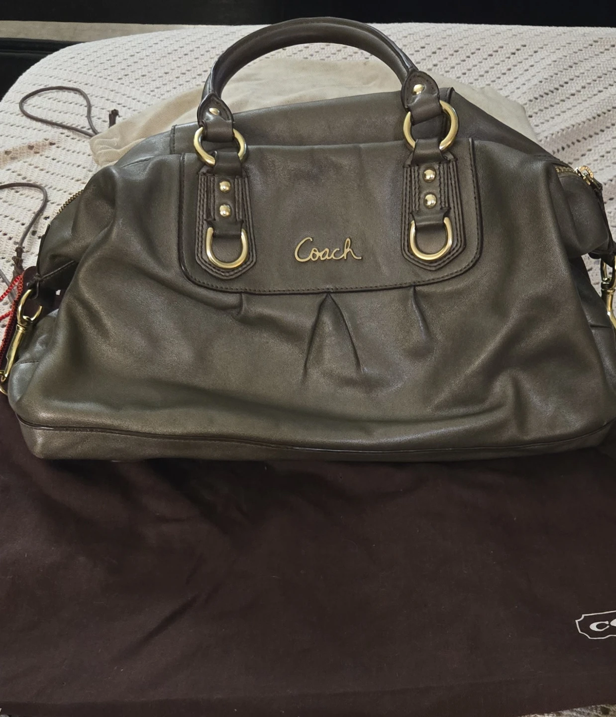 Coach Leather Satchel🥕 - photo 2