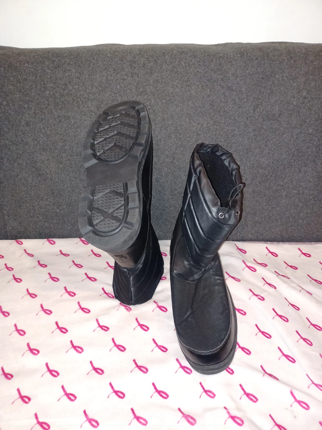 Black Winter Boots - Size 13 - photo 3