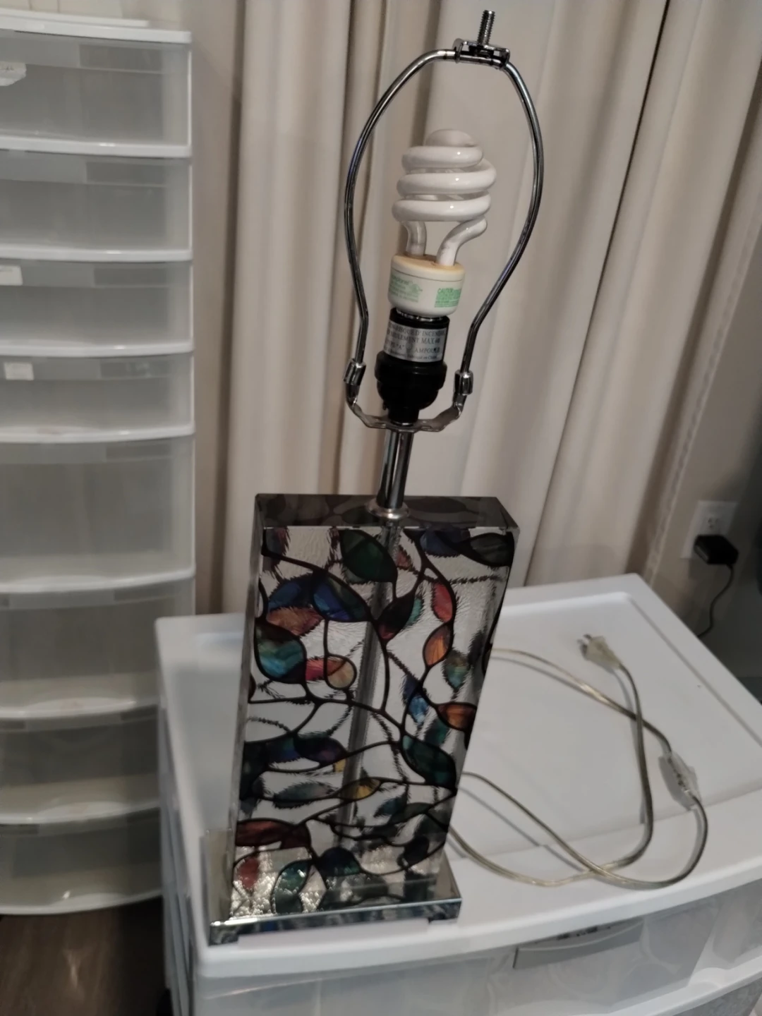 Heavy, rectangular table Lamp - photo 3
